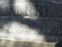 John William “Johnnie” Abney 