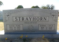 David Pope Strayhorn 