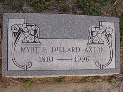 Myrtle Dillard <I>Epperson</I> Axton 