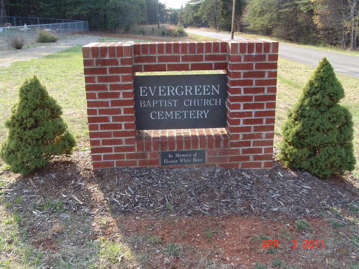 Evergreen Baptist Church Cemetery