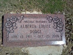 Alberta Louise <I>Love</I> Dodge 