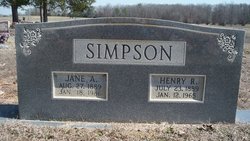 Jane A. <I>Driver</I> Simpson 