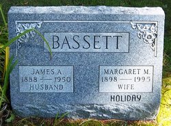 Margaret M <I>Holiday</I> Bassett 