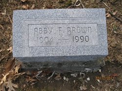 Abby F. <I>Sayer</I> Brown 