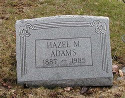 Hazel Maria <I>Rawson</I> Adams 