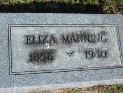 Eliza <I>Proctor</I> Manning 