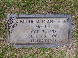 Patricia Diane <I>Yoe</I> McGill 