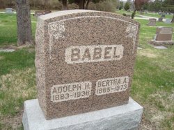 Adolph Henry Babel 