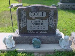 Elaine B. <I>Cole</I> Snider 