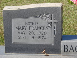 Mary Frances <I>Fountain</I> Baggett 