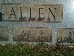 Alice Adele <I>Baker</I> Allen 