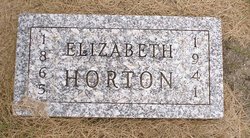 Elizabeth <I>Clark</I> Horton 