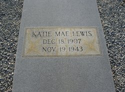 Katie Mae <I>Akridge</I> Lewis 