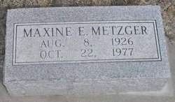 Maxine E. Metzger 