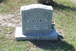 Annie Annette Sayers 