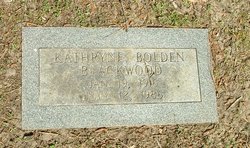 Kathryne Elizabeth <I>Bolden</I> Blackwood 