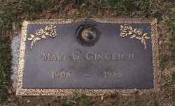 Mary L <I>Gerberich</I> Gingrich 