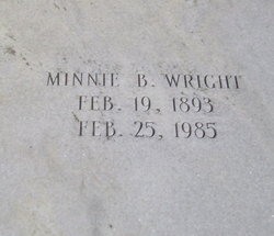 Minnie <I>Blalock</I> Wright 