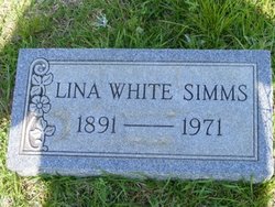 Lina <I>White</I> Simms 