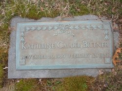 Katherine Sarah <I>Calder</I> Bittner 