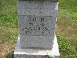 Edith <I>Cook</I> Anderson 
