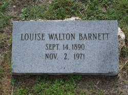 Louise <I>Walton</I> Barnett 