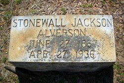 Stonewall Jackson “Jack” Alverson 