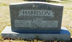 Mattie R <I>Woods</I> Harrison 