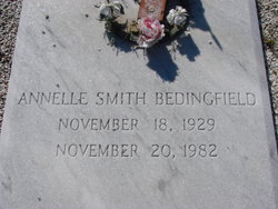 Annelle <I>Smith</I> Bedingfield 