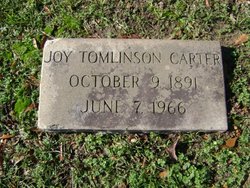 Joy <I>Tomlinson</I> Carter 