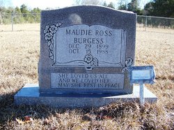 Maudie Lee <I>Ross</I> Burgess 