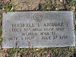 Haskell Lynnwood Abshire 