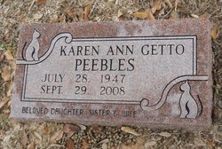 Karen Ann <I>Getto</I> Peebles 