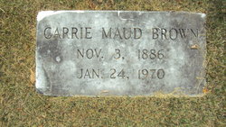 Carrie Maud <I>Magbee</I> Brown 