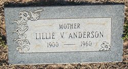 Lillie Virginia <I>Daniel</I> Anderson 