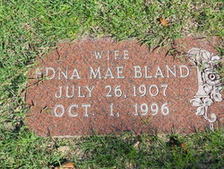 Edna Mae <I>Kilpatrick</I> Bland 