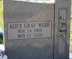 Alice Gray <I>Webb</I> Agee 