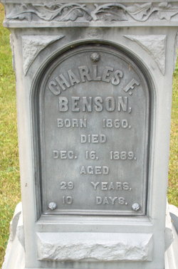 Charles F Benson 
