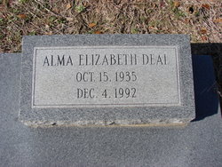 Alma Elizabeth <I>Deal</I> Deal 