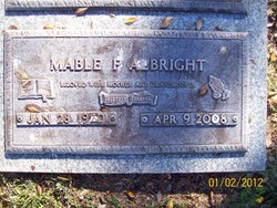 Mable Francis <I>Higginbotham</I> Albright 