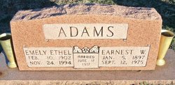 Ernest W Adams 