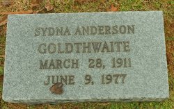 Sydna <I>Anderson</I> Goldthwaite 