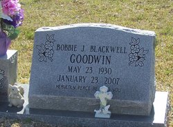 Bobbie Jean <I>Blackwell</I> Goodwin 