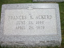 Frances <I>Kline</I> Ackerd 