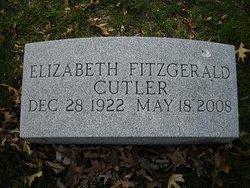 Elizabeth “Liz” <I>Fitzgerald</I> Cutler 