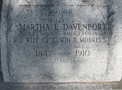 Martha Ellen <I>Davenport</I> Morris 
