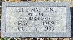 Ollie Mae <I>Long</I> Barnhardt 