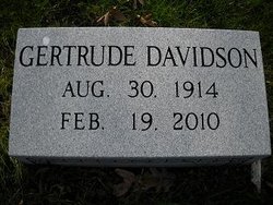 Gertrude <I>Barrett</I> Davidson 