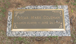 Oscar Mark Coleman 