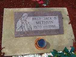 Billy D “Jack” Methvin 